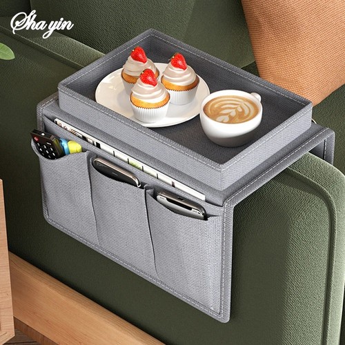 Sofa armrest organizer with - organizer,