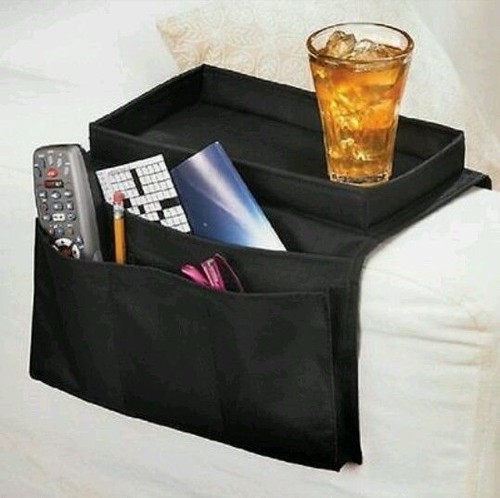 Armchair armrest pocket - armrest,