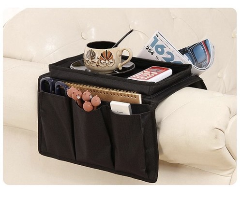 Sofa chair arm rest organiser - arm,